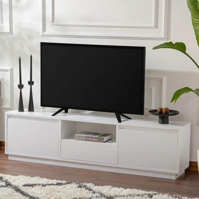 Βάση Τηλεόρασης Vanguard - Natural White 241Nrd1325 (160x42x29,5)