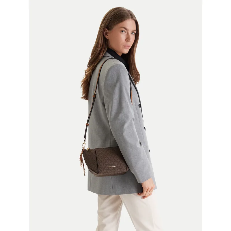 Τσάντα MICHAEL Michael Kors Sm Tz Xbody 32R6G9JC1B Καφέ