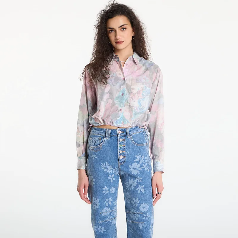 Πουκάμισο Desigual Cam Flowers Lacroix Shirt Red L