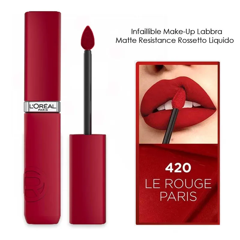L'oreal Infaillible Matte Resistance 16h liquid lipstick no.420