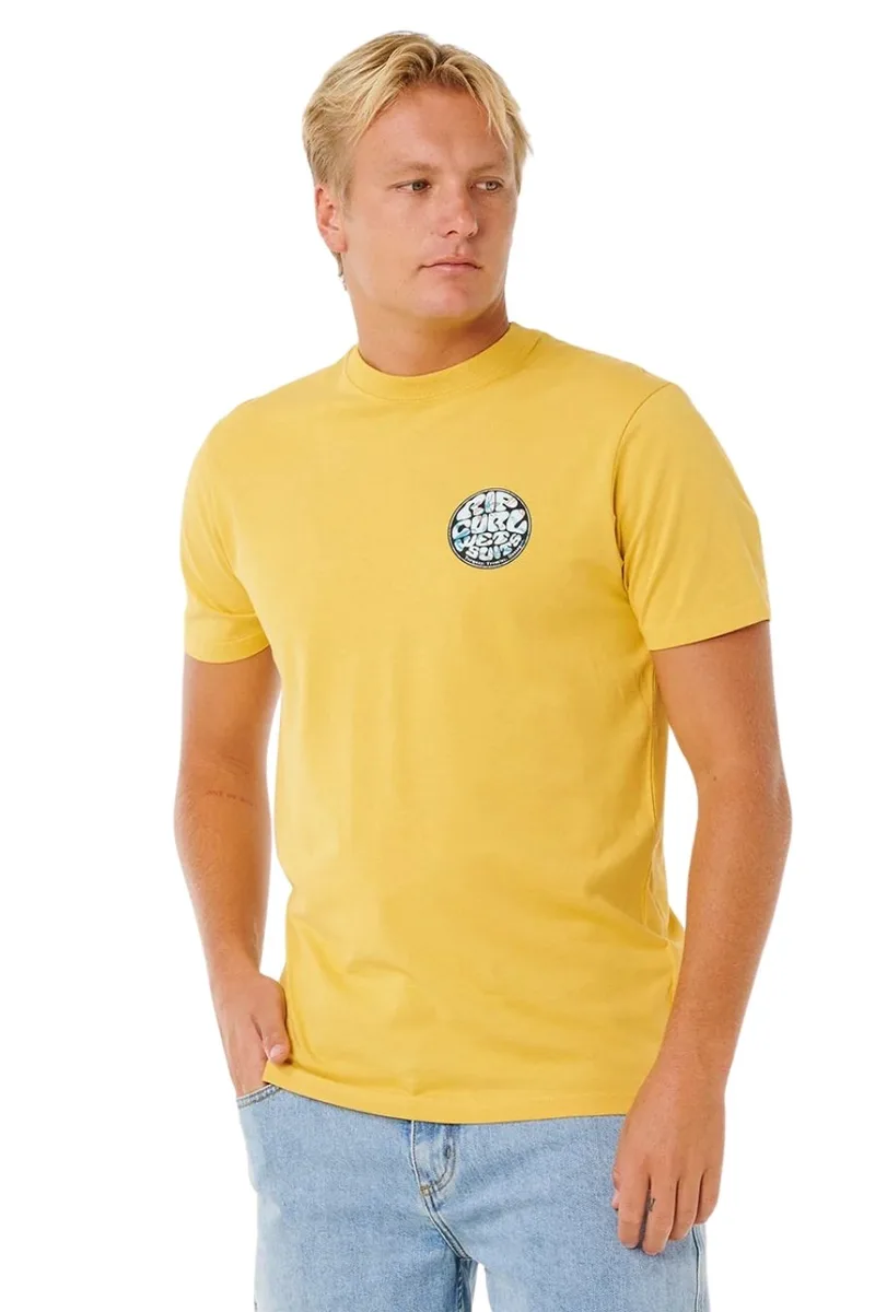 Rip Curl Ανδρικό Wettie Passage Icon Tee - Κίτρινο-10EMTE-YELLOW