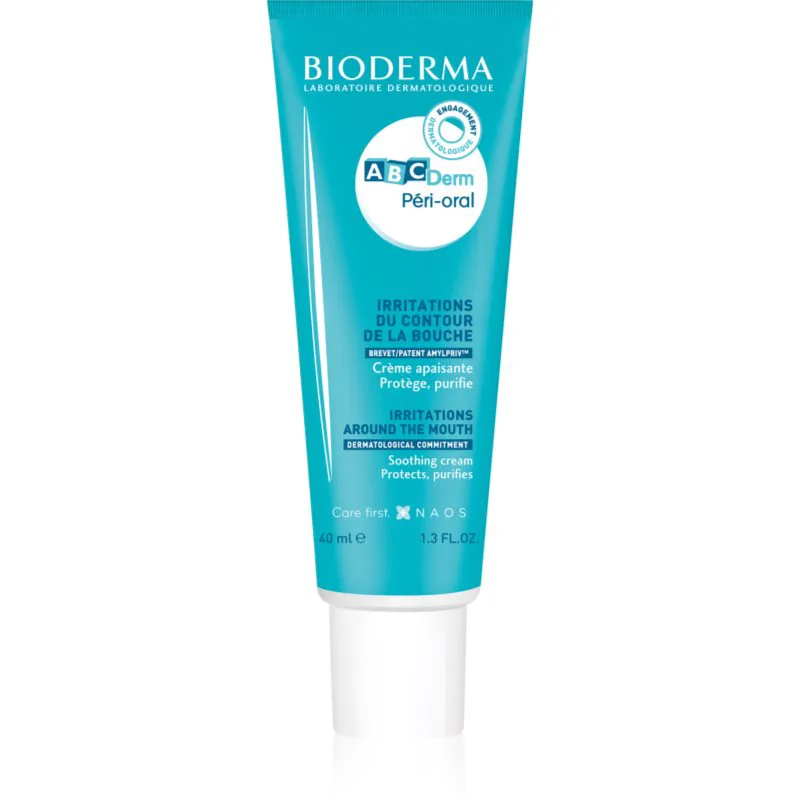 Bioderma ABC Derm Péri-oral τοπική φροντίδα γύρω από τα χείλη για παιδιά από τη γέννηση 40 ml