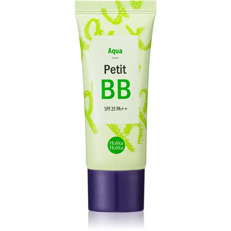 Holika Holika Petit BB Aqua ΒΒ κρέμα με χρώμα για ευαίσθητη και δυσανεκτική επιδερμίδα SPF 25 30 ml