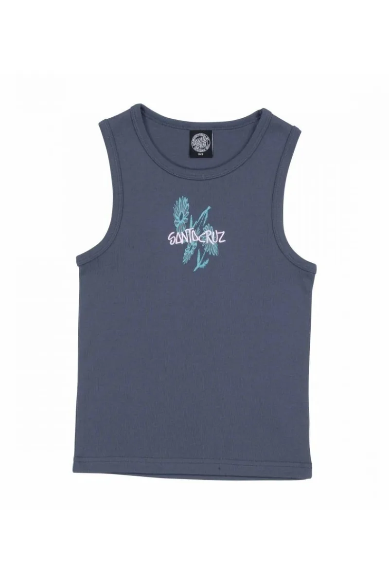 SANTA CRUZ Dizzy Daisy Strip Tank Γυναικεία Μπλούζα - Μπλε-SCA-WVE-0856-BLUE