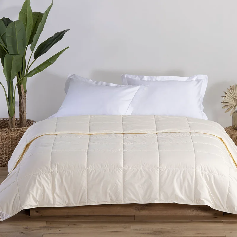 Πάπλωμα Μονό 160x220 Nef Nef White Linen Μαλλί (160x220)