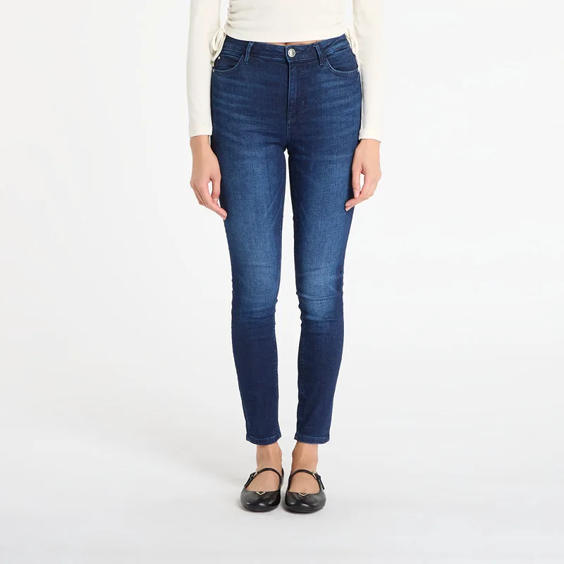 Τζιν GUESS 1981 Skinny Blue Denim W31