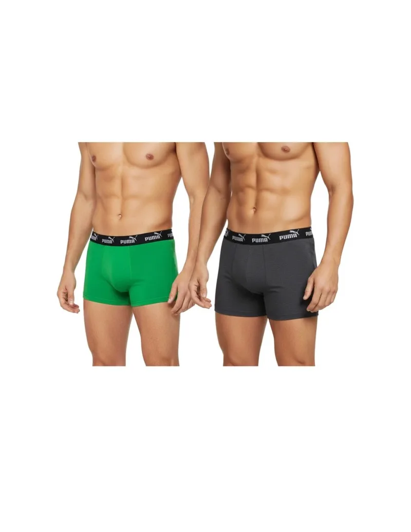 Puma men's boxer briefs 2Pack green gray comfortable cotton