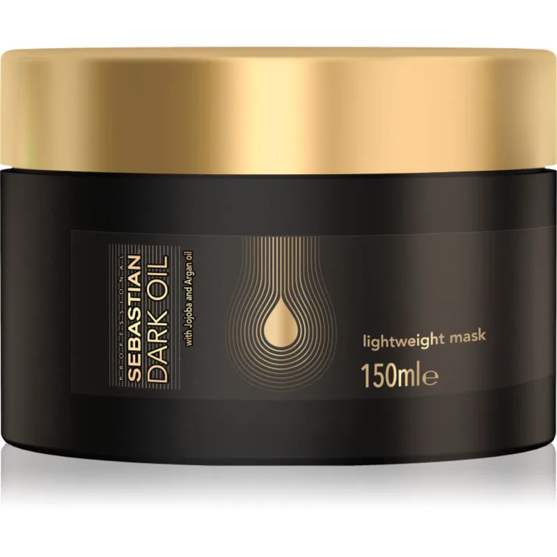 Sebastian Professional Dark Oil θρεπτική μάσκα Για λάμψη και απαλότητα μαλλιών 150 ml