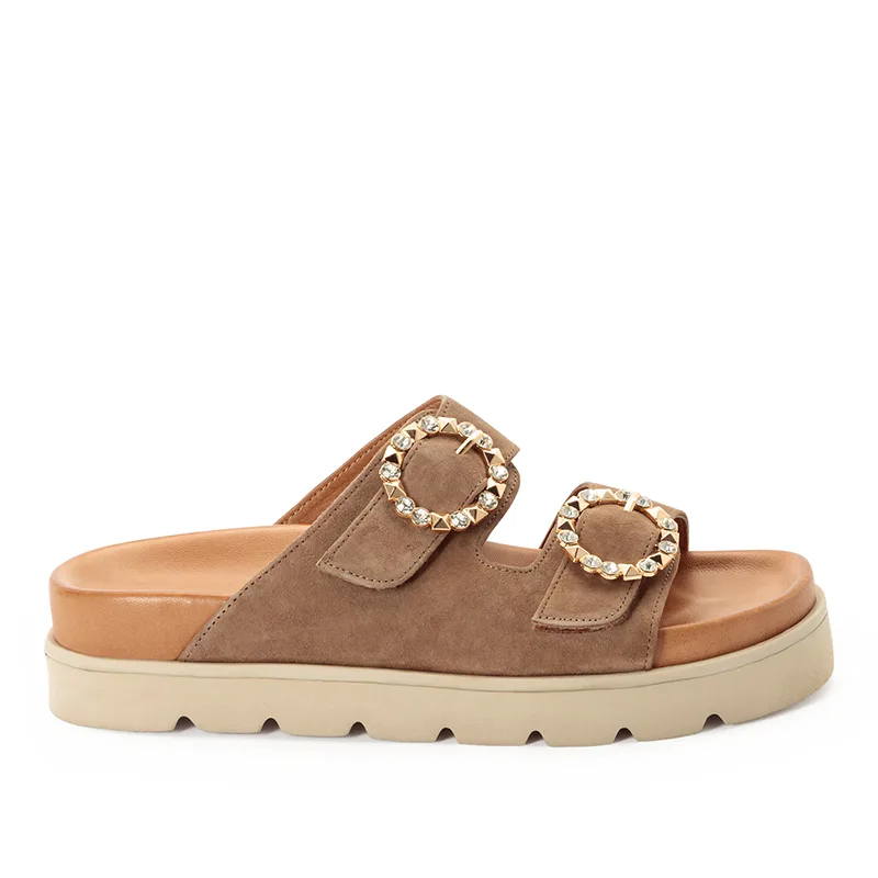 TAMARIS ΓΥΝΑΙΚΕΙΟ ΣΑΝΔΑΛΙ 1-27517-46 378 TAUPE SUEDE