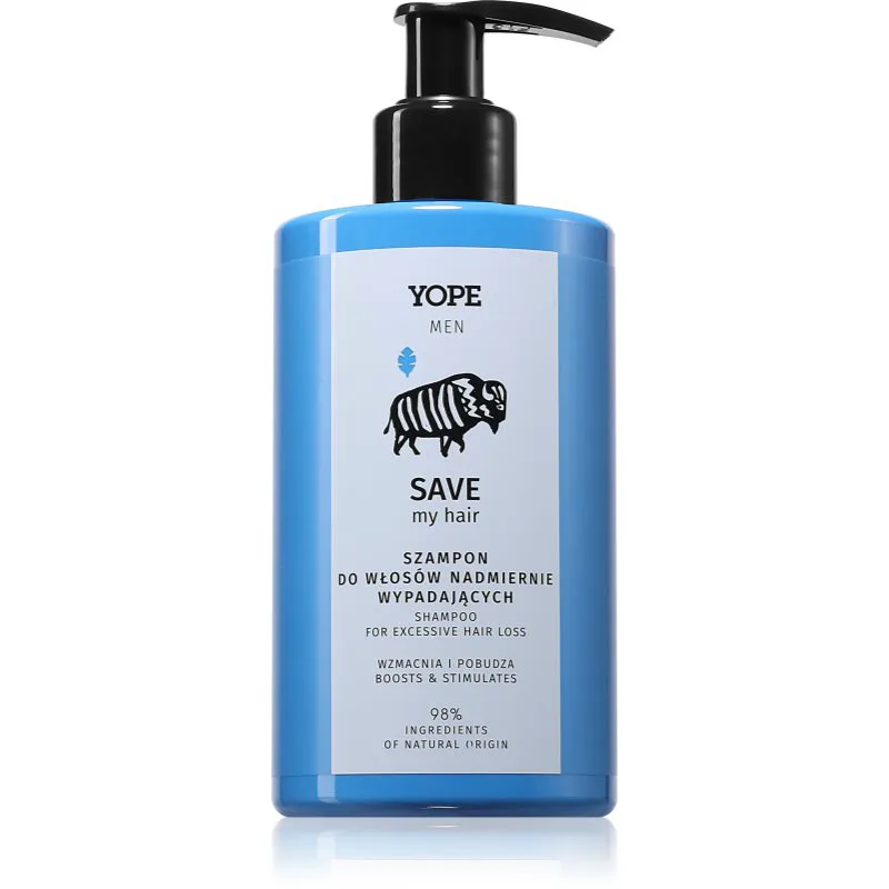 Yope Men Save My Hair δυναμωτικό σαμπουάν για άντρες 300 ml