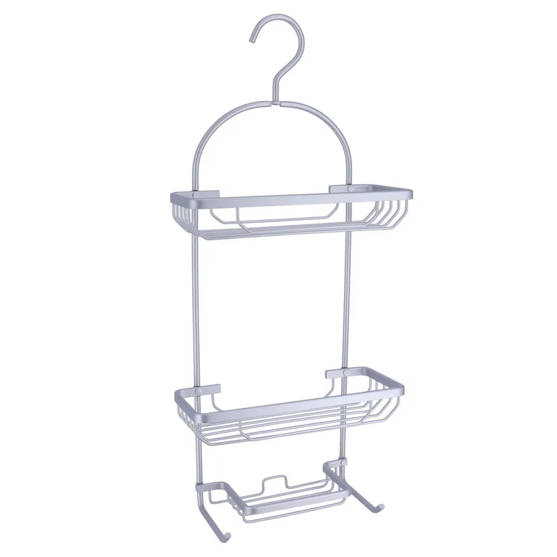 Ραφιέρα Μπάνιου Τριπλή (28x12.5x65) T-D Caddy Chrome 9100899