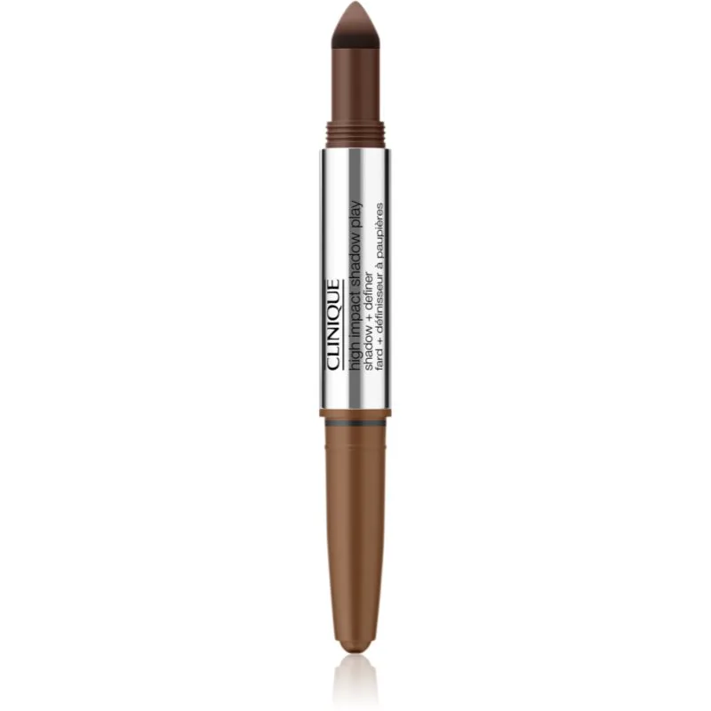 Clinique High Impact™ Shadow Play σκιές ματιών σε μολύβι διπλό απόχρωση Rum + Cola 1.9 γρ