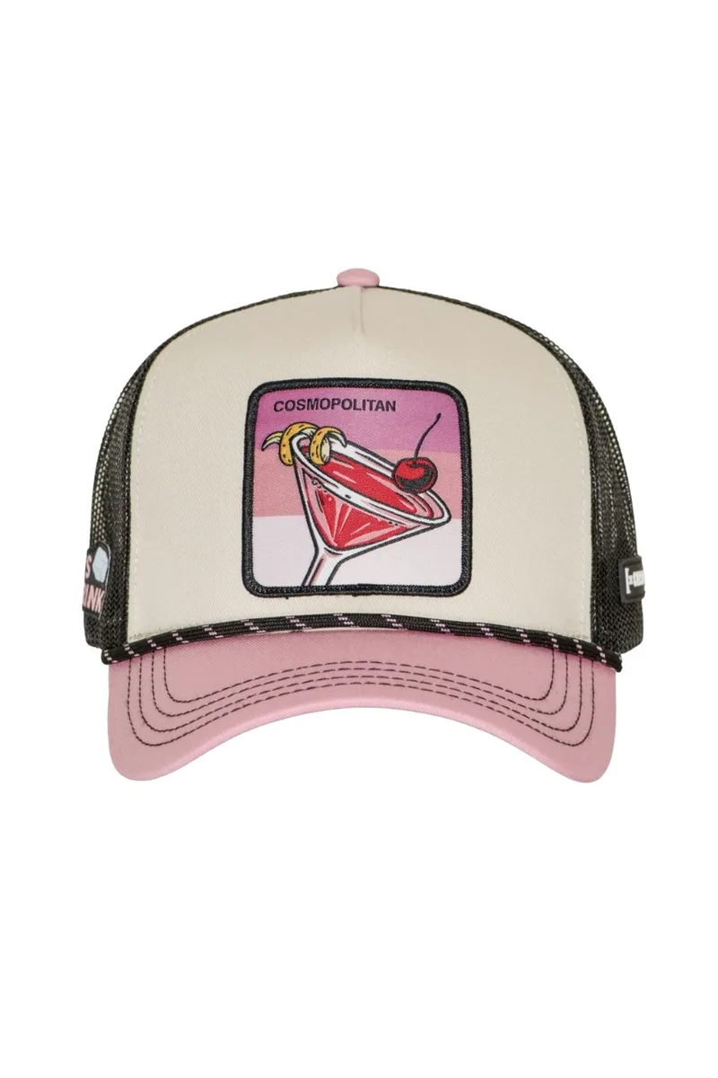 CAPSLAB Καπέλα CASQUETTE PREMIUM TRUCKER- CL/DRK03/1/CT/COSB - BEIGE-CL/DRK03/1/CT/COS-BEIGE