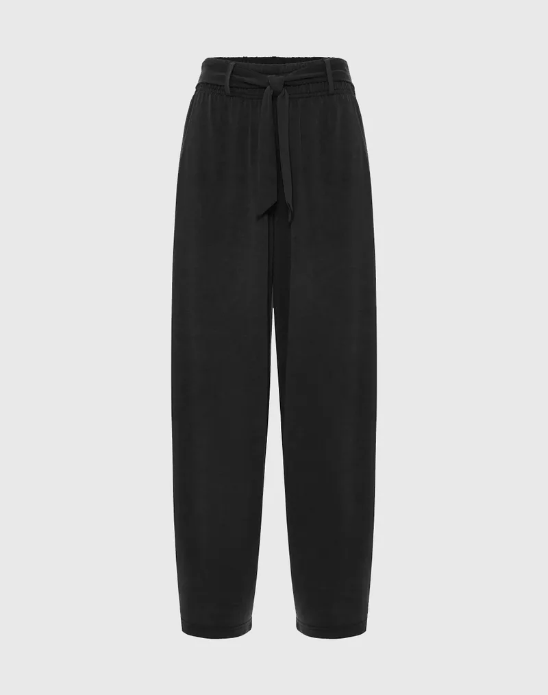 FUNKY BUDDHA Trousers FBL013-109-02-BLACK Black