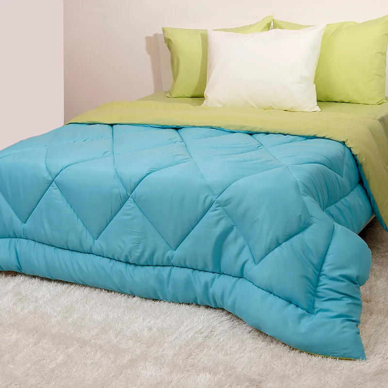 Πάπλωμα Υπέρδιπλο 220X240 Viopros Microfiber Τουρκουάζ/Πράσινο (220x240)