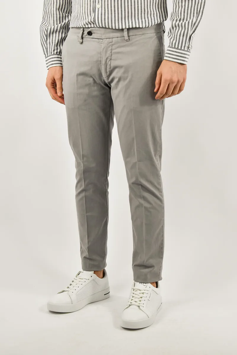 Antony Morato Παντελόνι Chinos Με All-Over Print BRYAN - Μπεζ - MMTR00580-FA850328
