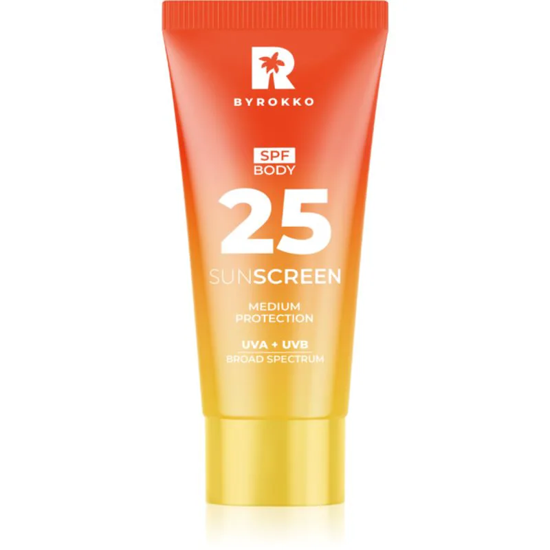 BYROKKO Body Sunscreen αντηλιακή κρέμα για σώμα SPF 25 150 ml