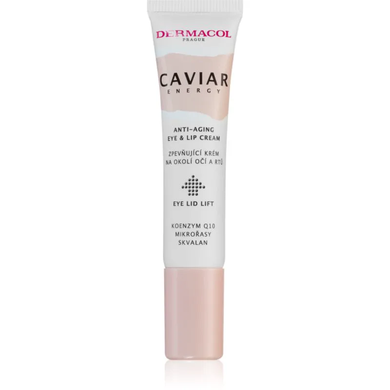 Dermacol Caviar Energy αντιρυτιδική κρέμα για περιοχή των ματιών και χειλιών 15 ml