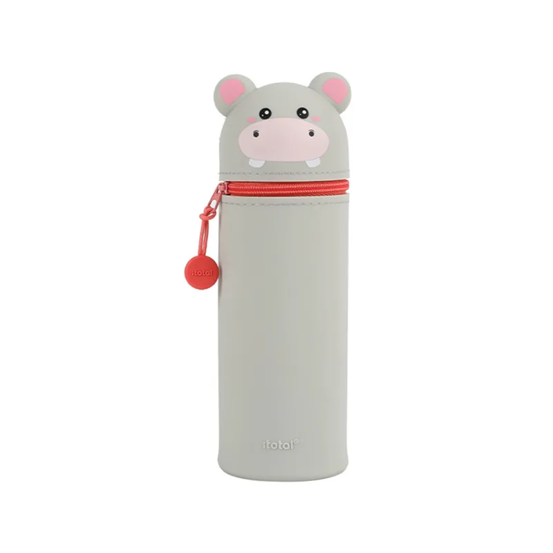 Κασετίνα Μολυβοθήκη Silicone Hippo i-Total XL2482E