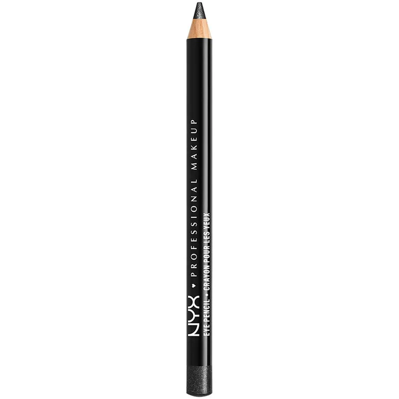 Nyx Professional Makeup Slim Eye Pencil Μολύβι Ματιών Μακράς Διάρκειας 1.1g - Black Shimmer
