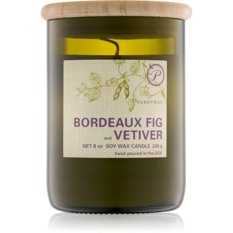 Paddywax Eco Green Bordeaux Fig & Vetiver αρωματικό κερί 226 γρ