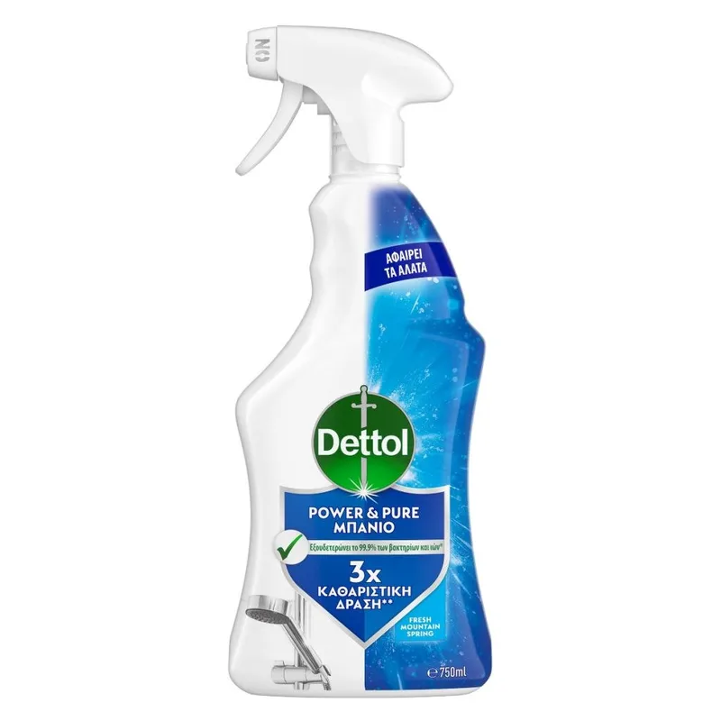 Dettol Πολυκαθαριστικό Spray Μπάνιου Mountain Spring 750ml