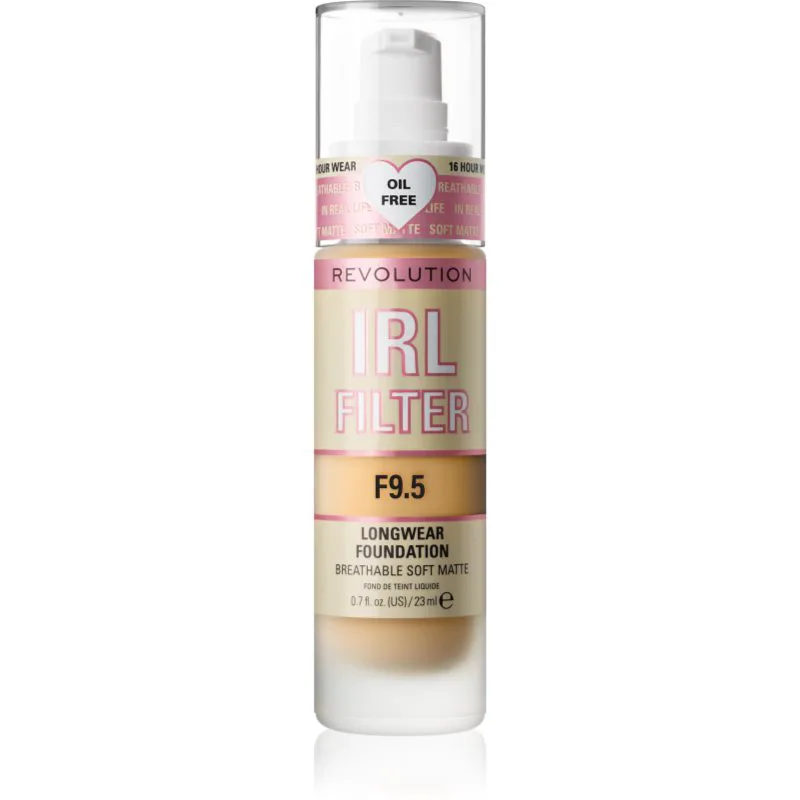 Revolution IRL Filter μακράς διαρκείας ματ μεικ απ απόχρωση F9.5 23 ml