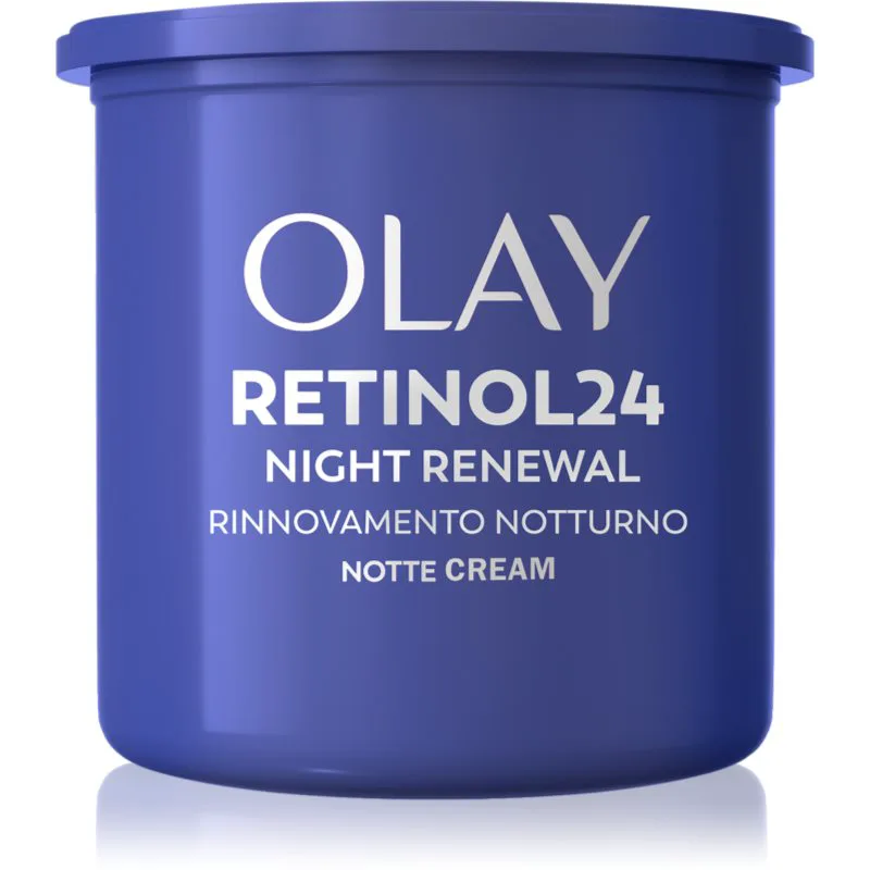 Olay Retinol 24 Night Cream ενυδατική και αναπλαστική κρέμα νυκτός με βιταμίνη E ανταλλακτική γέμιση 50 ml