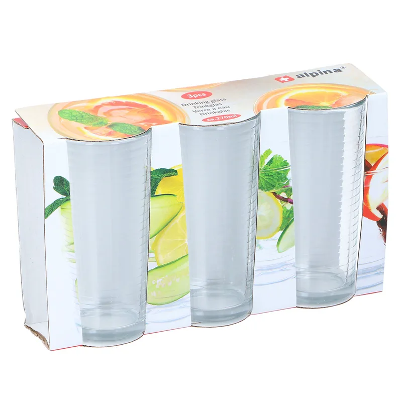 Ποτήρια Νερού 270ml (Σετ 3τμχ) Alpina 871125219170