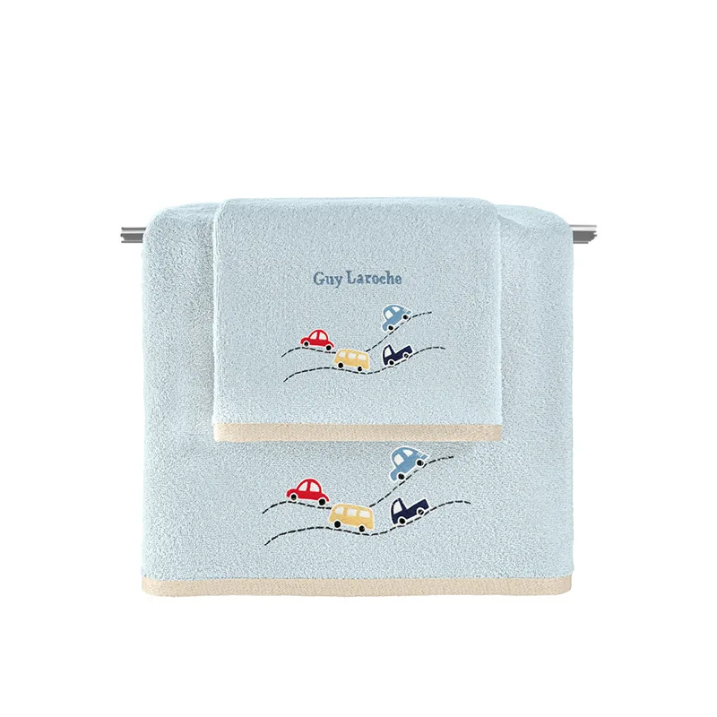 Παιδικές Πετσέτες (Σετ 2 Τμχ) Guy Laroche Bebe Roadtrip Sky