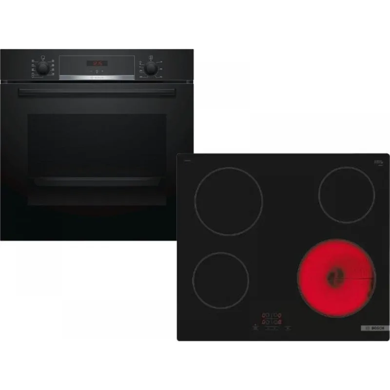 Bosch HBA534EB0 Φούρνος + PKE61RAA2E Κεραμική Εστία HBA534EB0+PKE61RAA2E