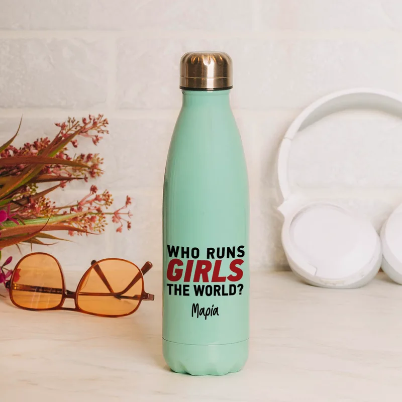 Girls Runs The World - Μπουκάλι Θερμός 500ml - Μέντα