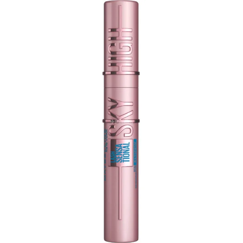 Maybelline Lash Sensational Waterproof Sky High Very Black Αδιάβροχη Μαύρη Μάσκαρα για Πλούσιο Όγκο, Αξεπέραστο Μήκος 6ml