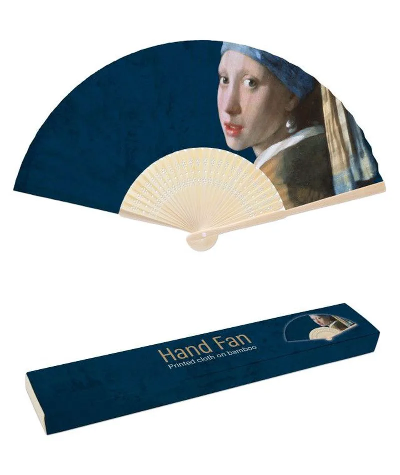 Βεντάλια μπαμπού Bekking & Blitz Johannes Vermeer - Girl with a Pearl Earring
