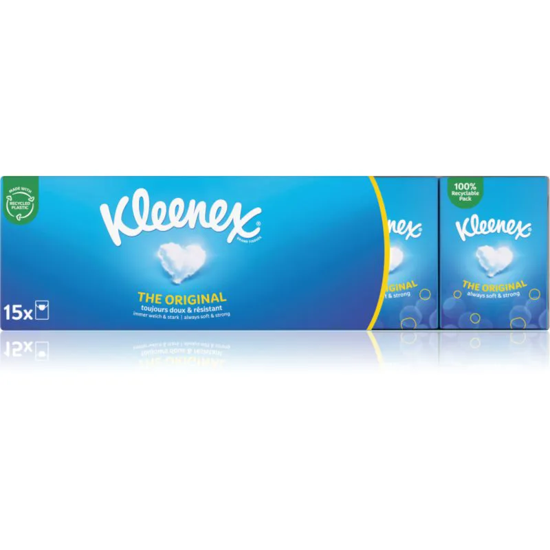 Kleenex Original Mini χαρτομάντηλα 15x7 τμχ
