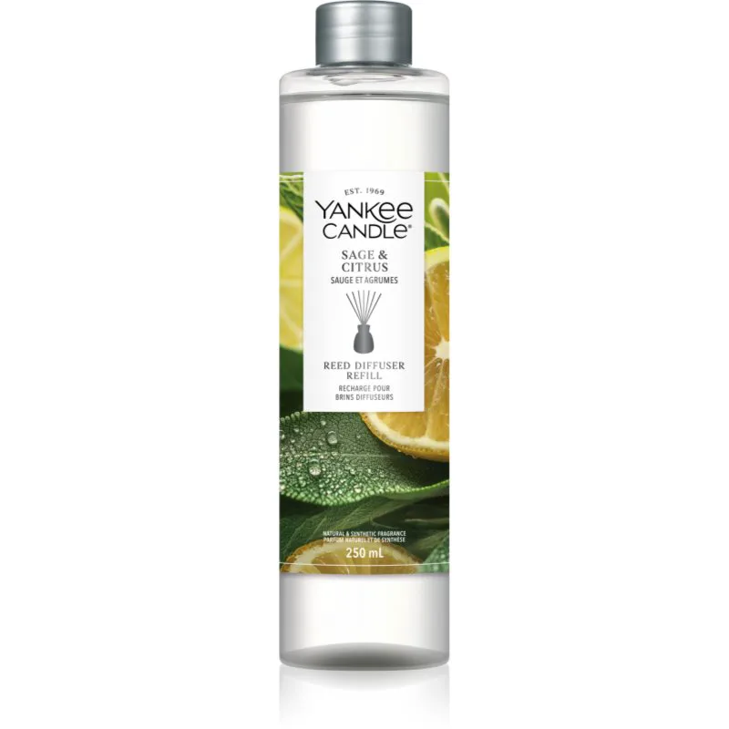 Yankee Candle Sage & Citrus ανταλλακτικό για διαχυτές αρώματος 250 ml