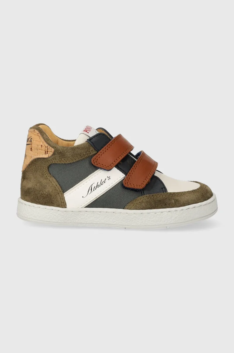 Παιδικά δερμάτινα sneakers Pom D'api