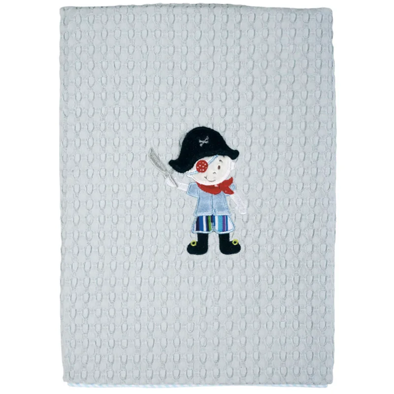Κουβέρτα πικέ κούνιας (110Χ150) DREAM LINE EMBROIDERY 6510, DAS BABY