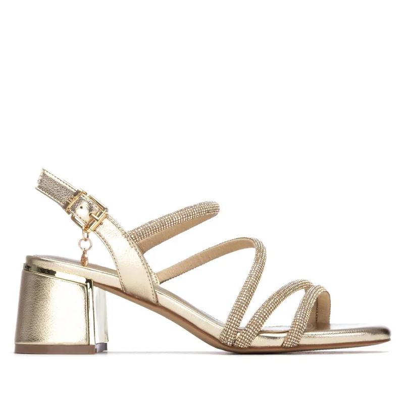 Γυναικεία Xti Γυναικείο Πέδιλο Strass 145260 Vegan ΧΡΥΣΟ