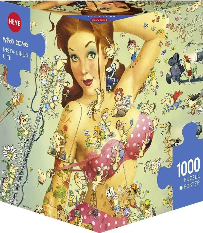 DEGANO INSTA GIRL'S LIFE HEYE 1000 ΚΟΜΜΑΤΙΑ ΤΡΙΓΩΝΟ ΚΟΥΤΙ (29992)
