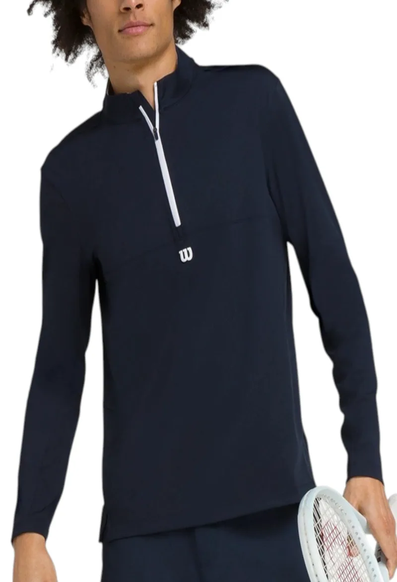 Μπλούζα Μακρυμάνικη Wilson Team Zip Hoodie WM00291411DBC-00