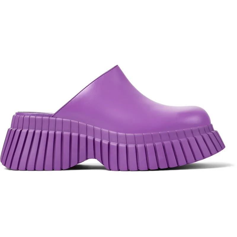 CAMPER BCN - Clogs Για Γυναικεία - Μοβ, Μέγεθος 38, Smooth leather