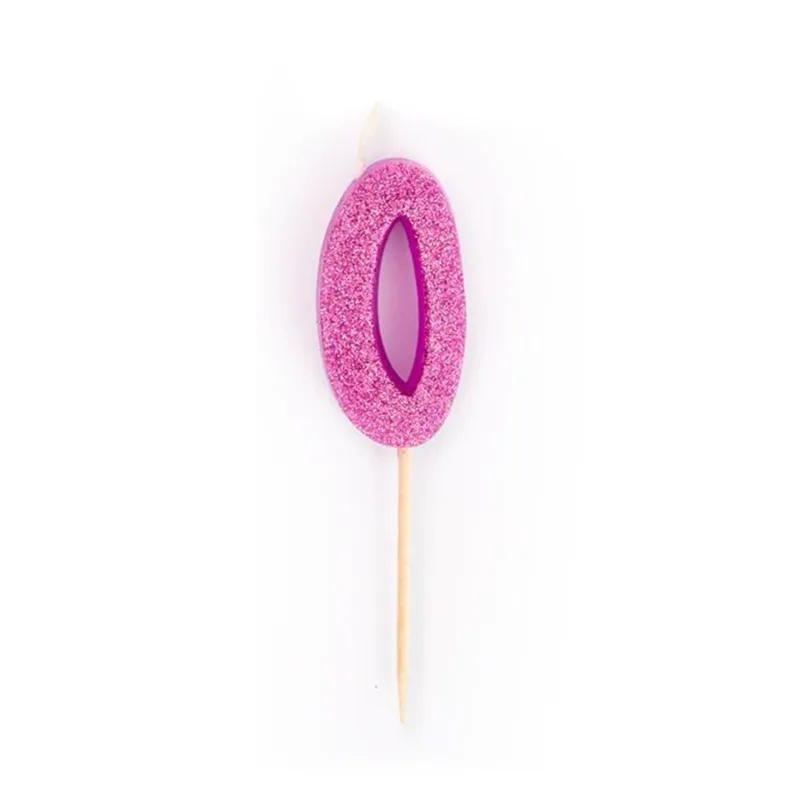Κερί Trend Glitter Mini No 0 8,8cm 957702 (Τυχαία επιλογή χρώματος)