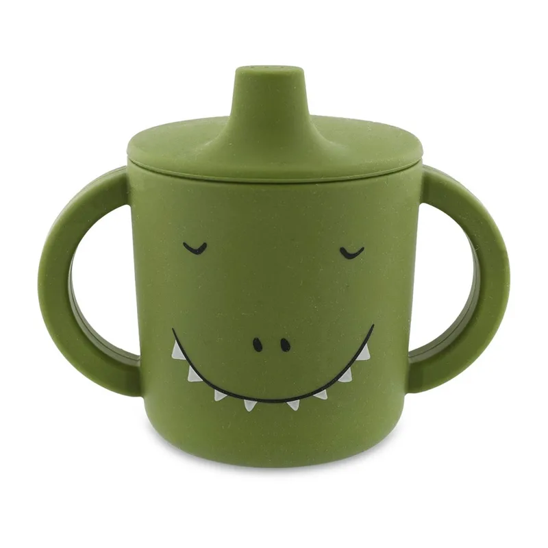 Ποτήρι Εκπαιδευτικό Σιλικόνης 207ml Trixie Mr.Dino