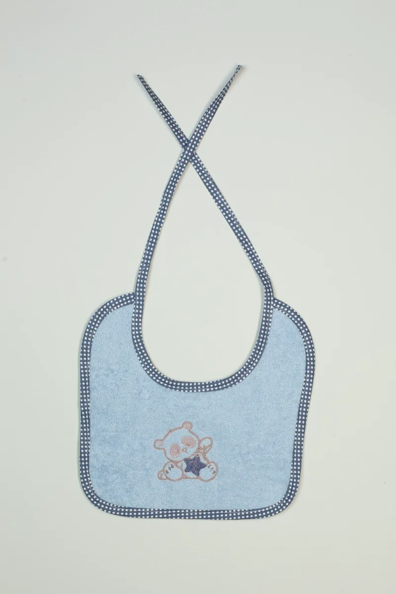 Σαλιάρα Dimcol Star Bear 151 Σιέλ 25x25