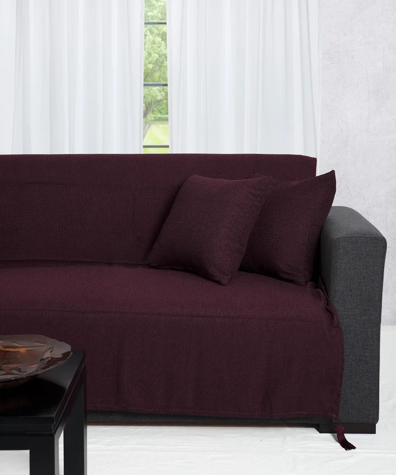 Ριχτάρι Πολυθρόνας Silk Fashion 9925 Μελιτζανί 180x180
