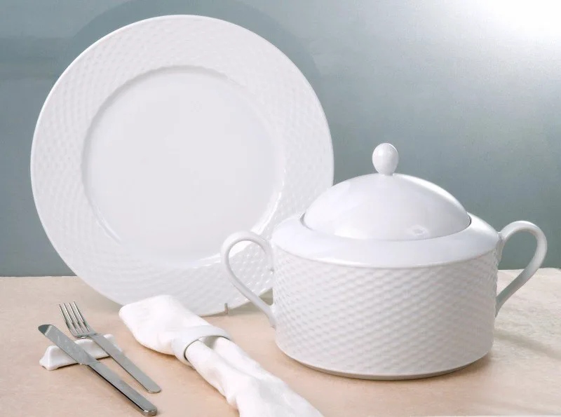 Σερβίτσιο Φαγητού Σετ 72τμχ Πορσελάνης Polo White CRYSPO TRIO 34.000.30 (Υλικό: Πορσελάνη, Μέγεθος: Σετ) - CRYSPO TRIO - 34.000.30