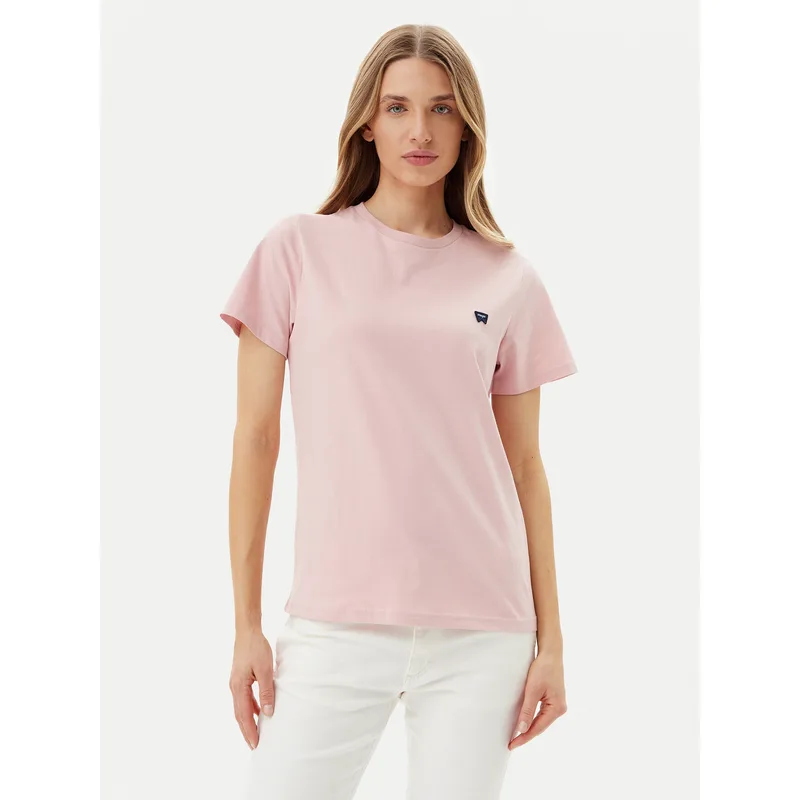 Wrangler T-Shirt 112362576 Ροζ Regular Fit