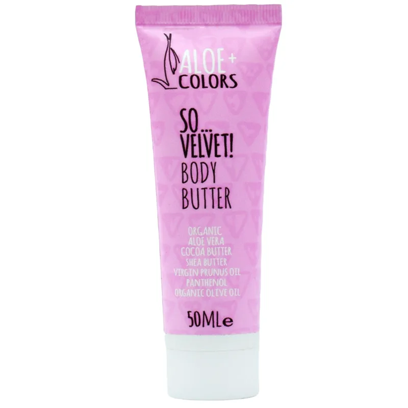 Aloe+ Colors So Velvet Body Butter Ενυδατικό Βούτυρο Σώματος με Άρωμα Πούδρας 50ml