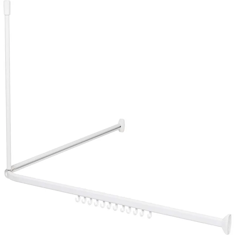 Βραχίονας Μπάνιου Γωνιακός Αλουμινίου White Easy Roll Sealskin 5276623010 (Υλικό: Αλουμίνιο, Χρώμα: Λευκό) - sealskin - sl-5276623010